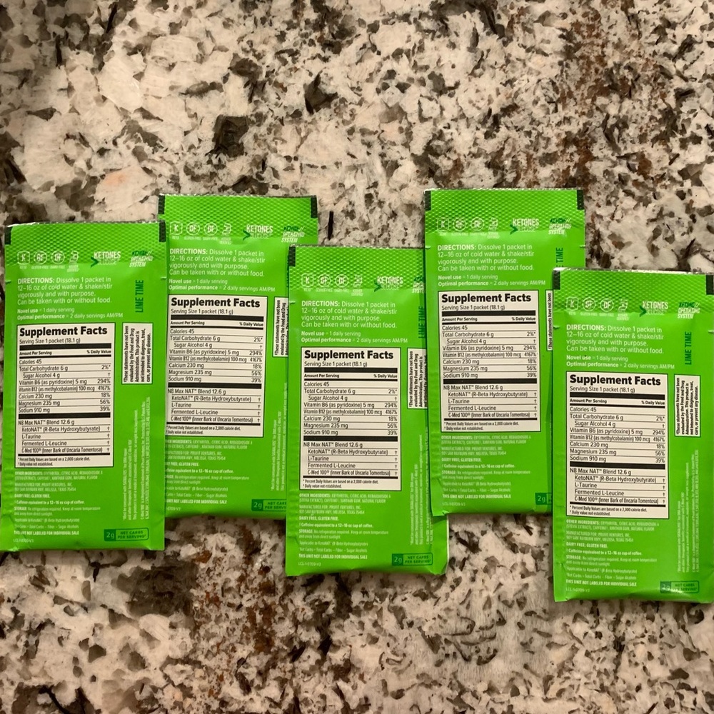 Prüvit Nat Charged Lime Time 5 Packets - Picture 2 of 2